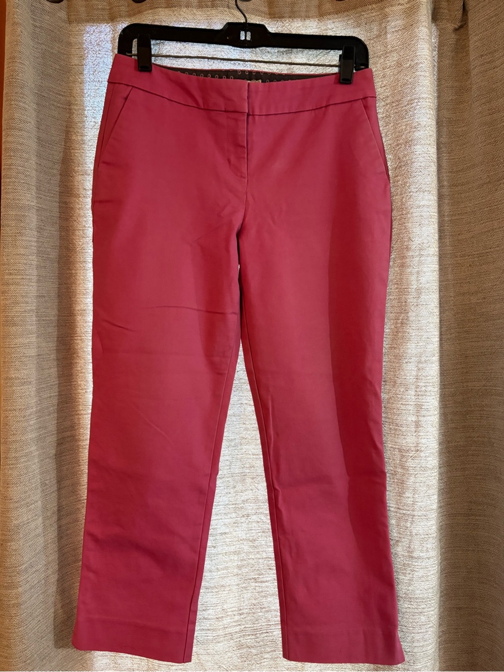 Boden Straight-Leg Women's Capri Pants in Berry Pink Size 6